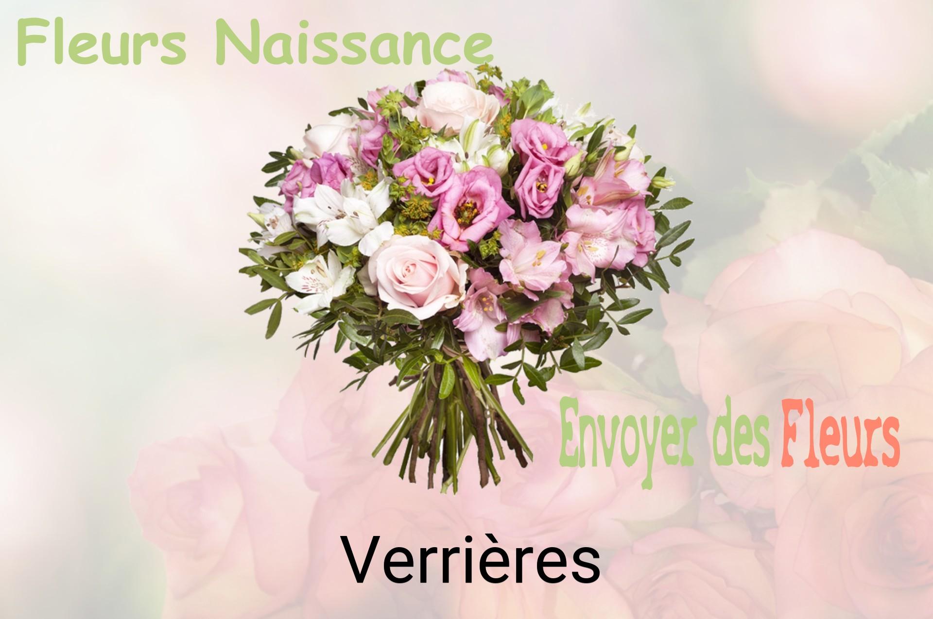 Bouquet de fleurs de naissance livré à Verrières
